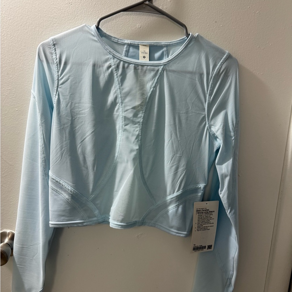 lululemon mesh training long sleeve
